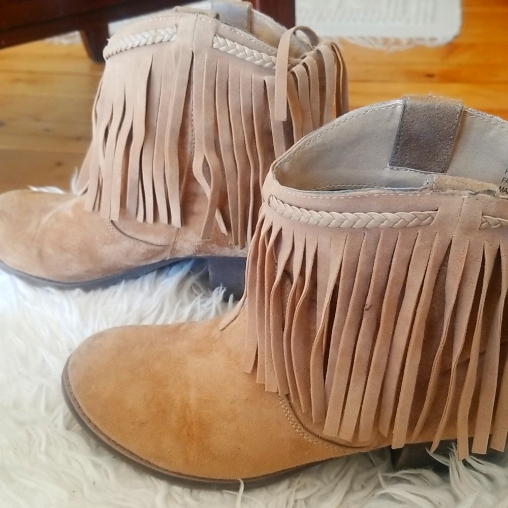 Suede leather Booties